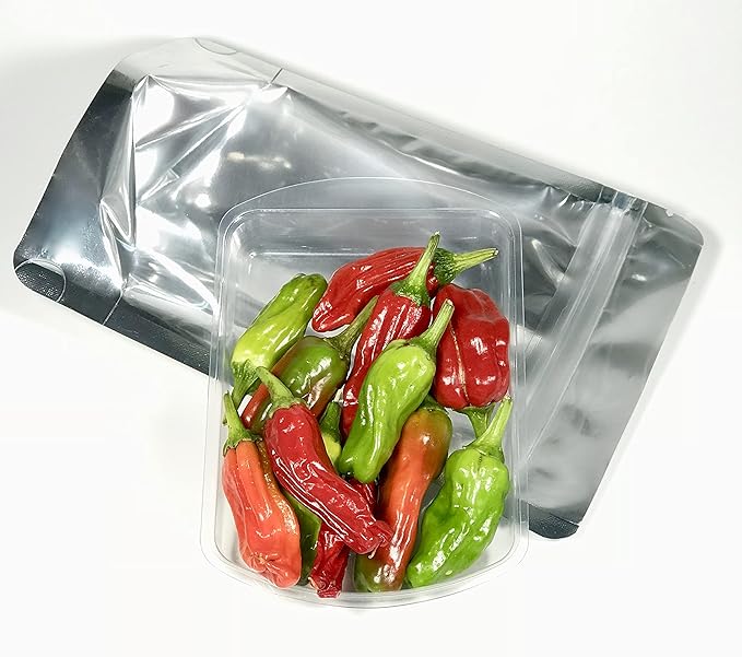 Smell Proof Odor Free Mylar TRAYBAGS (50 pack) 4inch x 5.5inch Foil Stand Up Pouch, Strong Reusable Zip Seal, 4 Mil Thick. Snack, Travel & Display. Food Grade Storage Bags