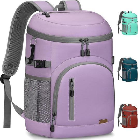 Cooler Backpack Insulated Waterproof,30/45 Cans Backpack Coolers Leakproof Lunch Backpack for Men Women Portable Soft Cooler Bag for Beach Camping Trave Picnic