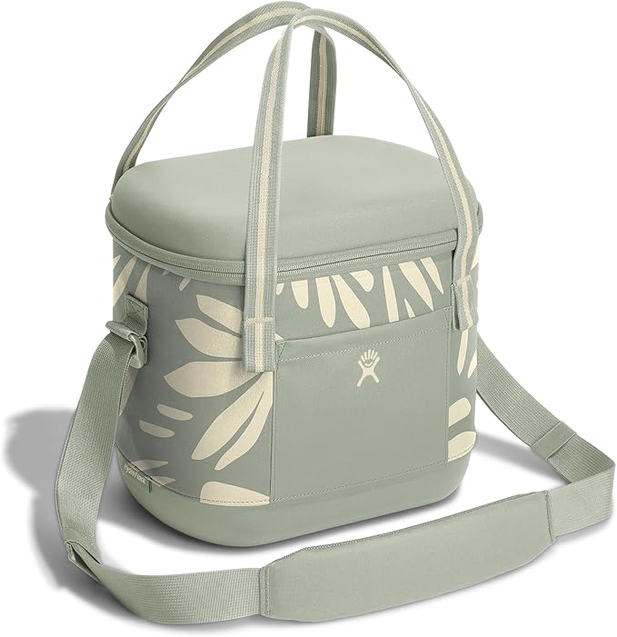 Hydro Flask Cooler Bag - Insulated Portable Soft Cooler - 12 L Capacity in Botanical Bliss Agave