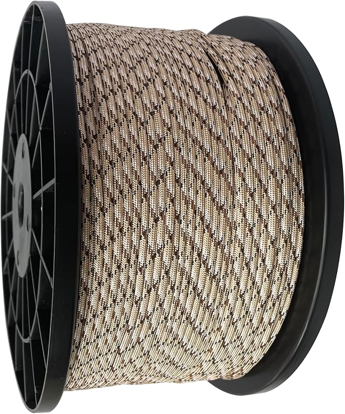 Paracord 550 lb, 7 Strand Paracord Rope 1000ft 4mm, Nylon Parachute Cord for Camping, Desert Camo