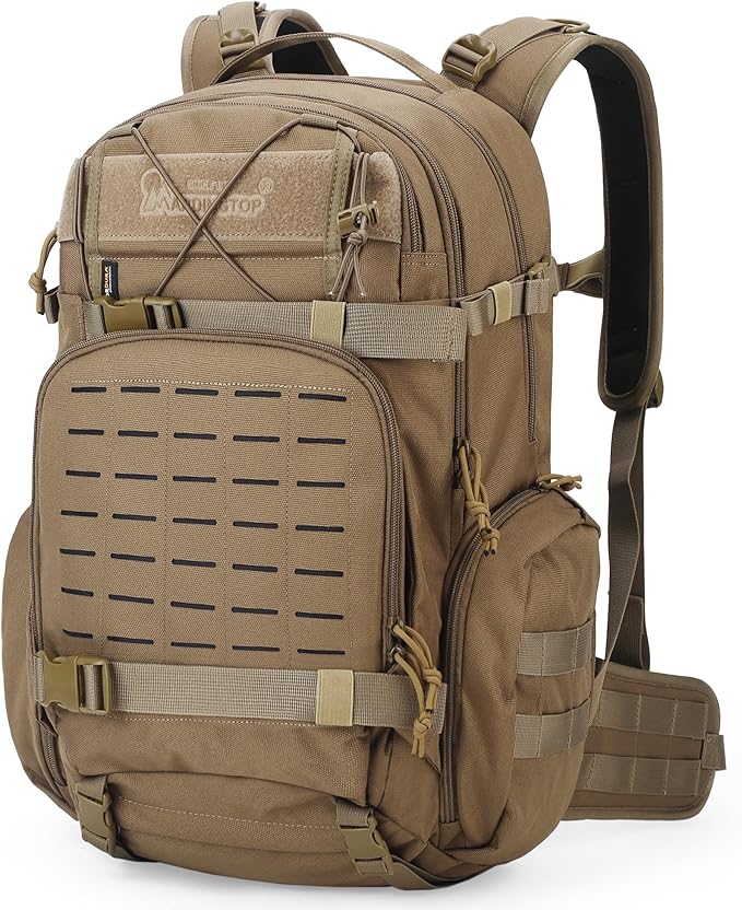 Mardingtop 35L Molle Tactical Military Backpack for Men，Cordura Backpack for Hiking,Camping,Survival