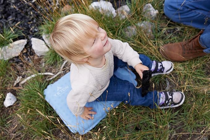 TETON Sports Skyline Camp, Bluestone Self-Inflating Cushion, Average