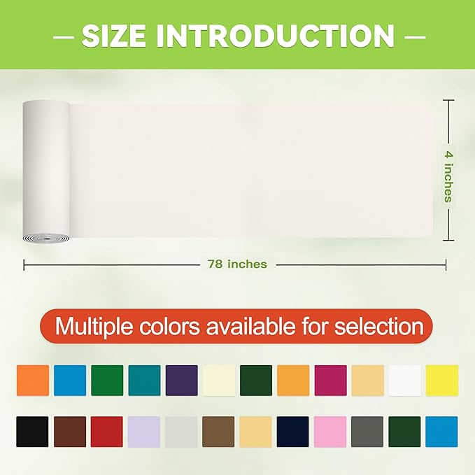 4x78in Nylon Repair Tape，Tent Repair Kit，Self Adhesive Waterproof Fabric Repair Tape for Tent, Umbrella, Sleeping Bag, Down Jackets,Knapsack.（White）