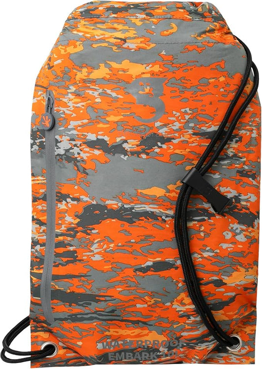 geckobrands Embark 10L Drawstring Backpack – Waterproof, Lightweight Dry Bag for Beach, Hiking, and Light Water Activities