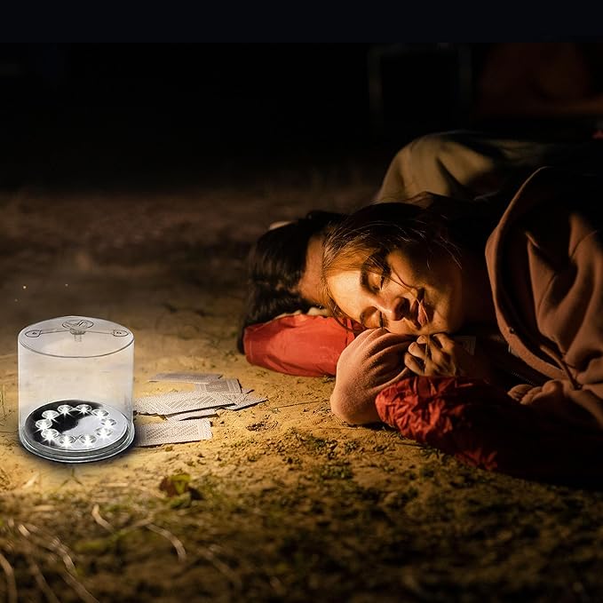ByteX Solar Rechargeable Inflatable LED Lanterns 90 Lumens, Waterproof, USB Charging, Ideal for Camping, Backpacking, Emergencies, Lightweight, Portable, Durable Lanterns for Outdoor Adventures