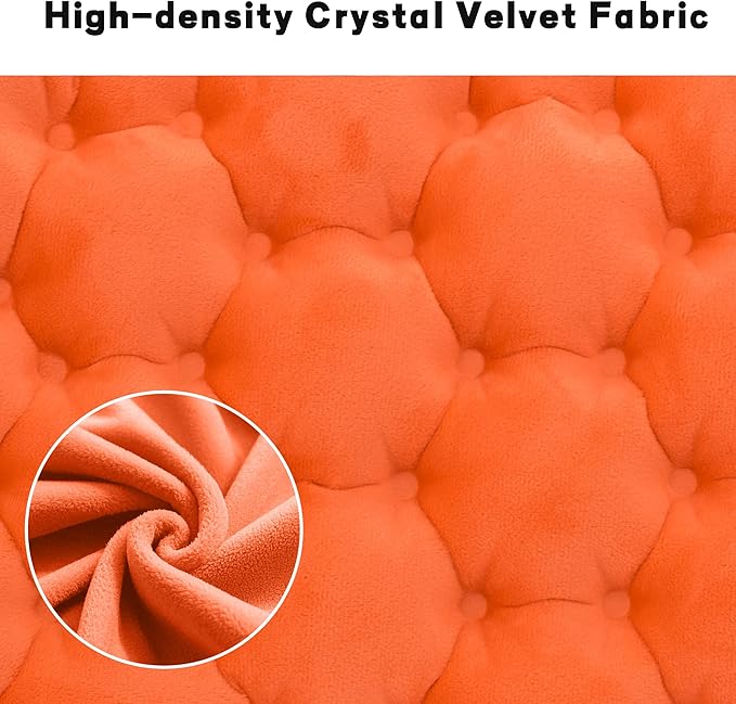 ONTYZZ Inflatable Seat Cushion Lightweight Stadium Seat Pad Travel Air Seat Cushion for Hiking Office Airplane Stadium Car