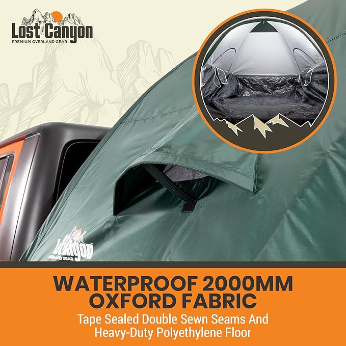 NF-1 5.5' Truck Bed Tent - Waterproof, Lightweight Camping Tent for Pickup Trucks