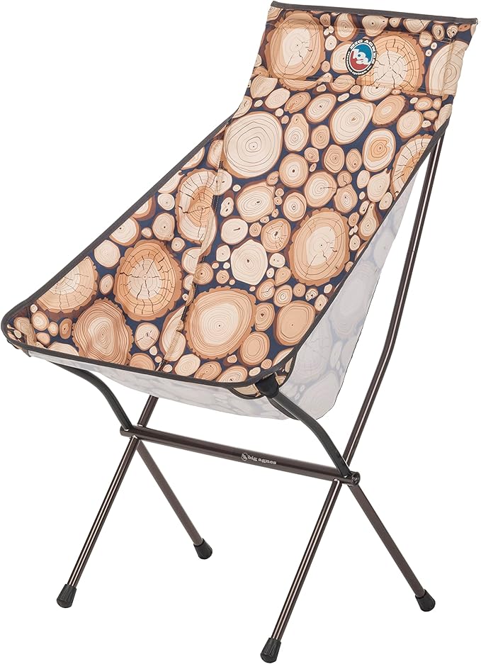 Big Agnes Big Six Camp Chair - Deluxe Comfort for Your Outdoor Adventures | Lightweight, Packable & Portable Camping Chair | Tall Back, Wide Seat | Easy Setup