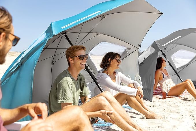 Sport-Brella Premiere XL UPF 50+ Umbrella Shelter for Sun and Rain Protection