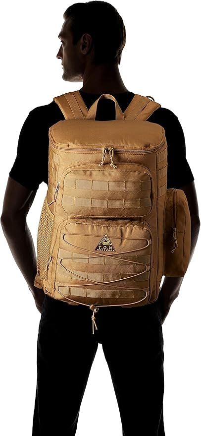 Cooler Backpack, Tactical, Insulated. Heavy Duty, Extra Large, Leak Proof for Hiking, Camping, Beach. Bonus, Credit Card Multi Tool Included