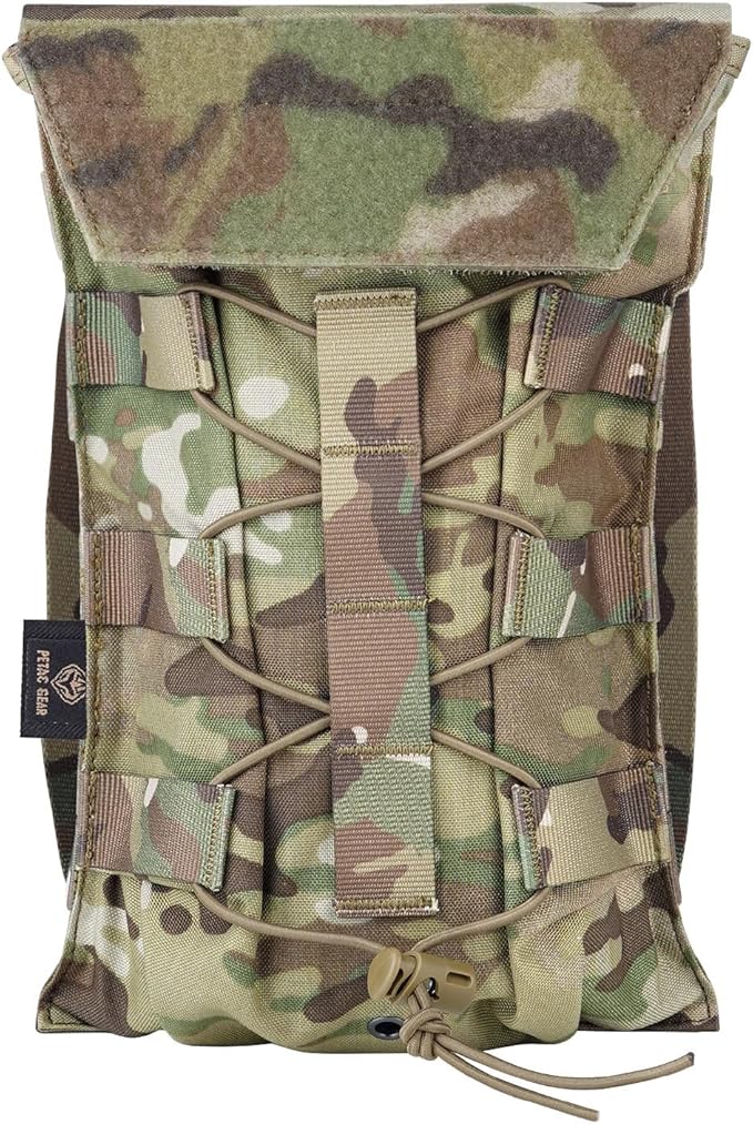 PETAC GEAR 1.5L / 3L Tactical Hydration Pack，Molle Carrier Pouch for 50 oz /100 oz Hydration Bladder Daypack Water Backpack.