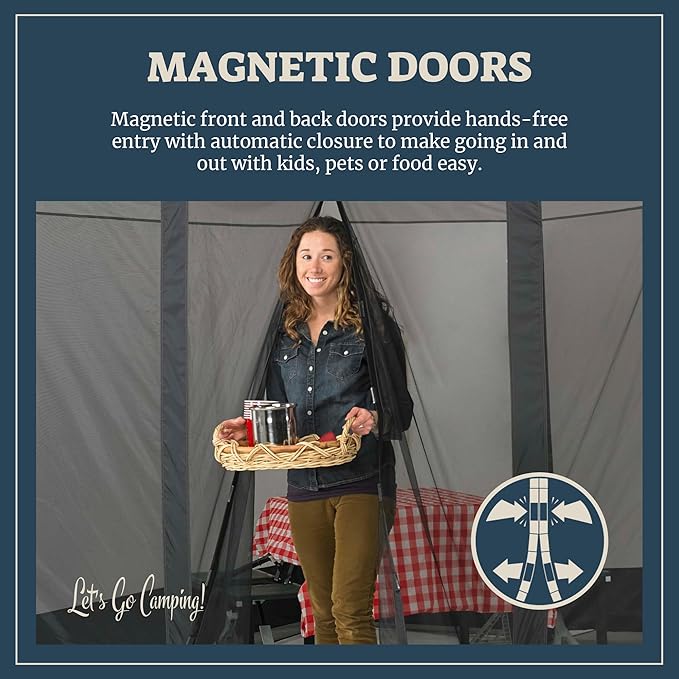 Wenzel Magnetic Screen House, Magnetic Screen Shelter for Camping, Travel, Picnics, Tailgating, and More