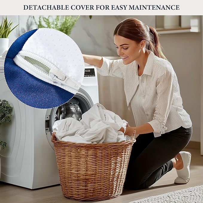 6 Inch Tri-Fold Mattress Twin Size, Portable Memory Foam Guest Bed with CertiPUR-US Certified Cooling Gel & Washable Cover, Folding Mattress for Camping, Dorm, RV & Living Room