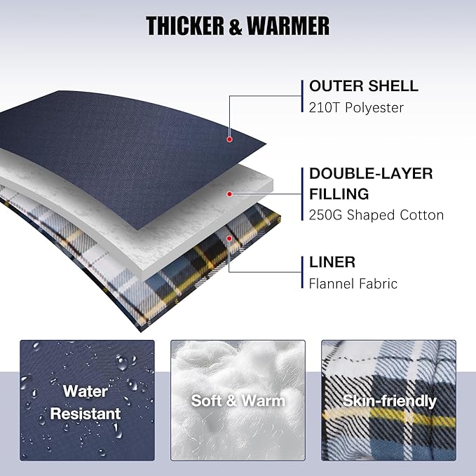 REDCAMP Cold Weather Mummy Sleeping Bag, Warm Flannel Cotton Sleeping Bag, 2 lbs/ 4 lbs Filling