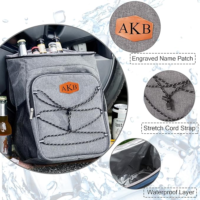 Cooler Backpack Large Insulated Leak Proof Lunch Backpack Portable Lightweight Cooler Bag for Travel Hiking Camping