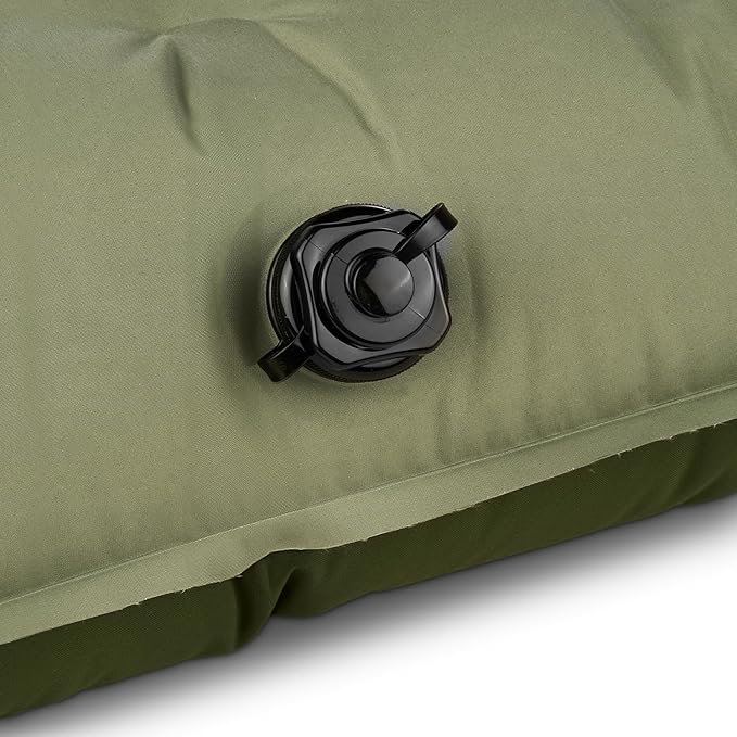 Kelty Kush Queen Air Bed W/Battery-Powered Pump, PVC-Free Queen Air Mattress, Comfy and Plush 6-inch Pad, Carry Bag Included - Indoor/Outdoor Camping Air Bed