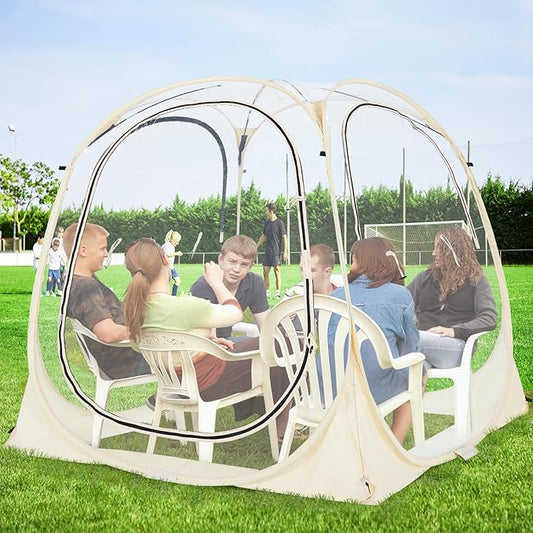 LILYPELLE All Weather Sports Shelter, Instant Pop-Up Tent, Provides Rain Protection for Watching Sports, Camping, Fishing, Cheering
