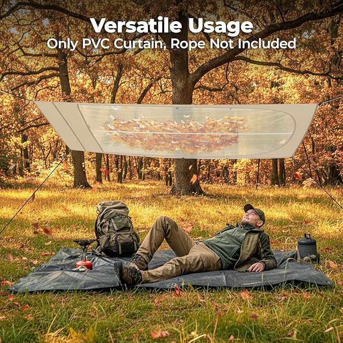 Alvantor® 12' x 12' Pop Up Gazebo, Canopy Tent All Weather & 4-Season Use, 4-Door PVC/Mesh/Polyester Curtain Addable, Top Mesh & Cover Portable Pergolas Pavilion for Patio, Backyard, Deck