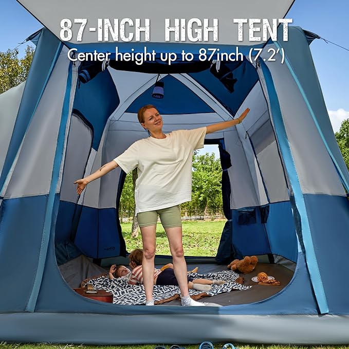 Portal 5-Person SUV Tent with Porch, 2-in-1 Car Camping Tent, Water-Resistant & Windproof, Trunk Tent for Travel & Outdoor Adventures