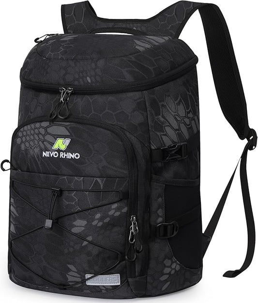 N NEVO RHINO Backpack Coolers Insulated Leak Proof 36/54 Cans,Portable Lightweight Waterproof Insulated Cooler Backpack for Men & Women Ideal for Camping,Travel,Beach,Picnics,Lunch & Day Trips