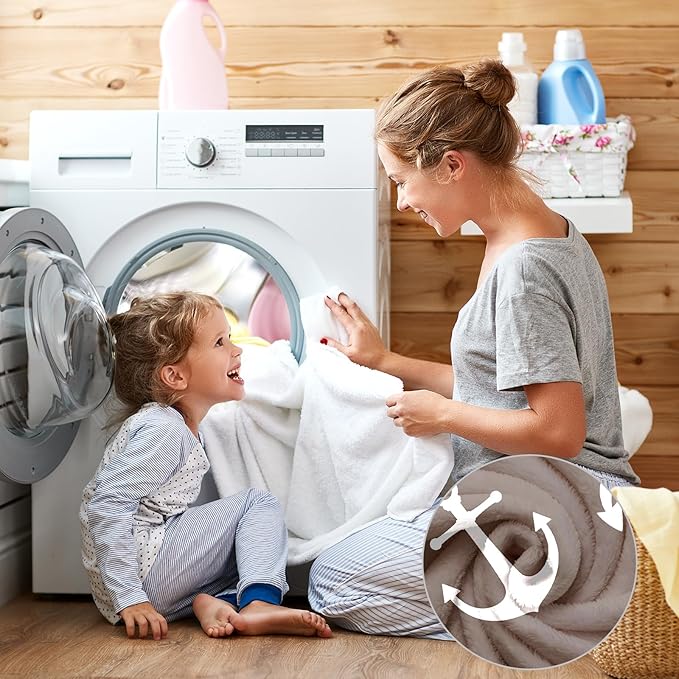 Nautical Throw Blanket, Sailing Gifts for Men Women, Nautical Anchor Decor Soft Blanket for Couch Bed 60" X 50"