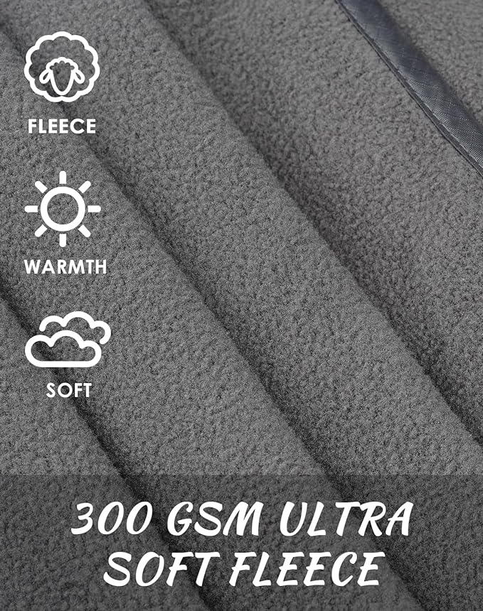 DUKUSEEK Camping Blankets for Cold Weather, Waterproof Blankets for Adult, Large (79x56), Portable, Wearable, Warm for Outdoor Camping, Picnic, Stadium, Sports, Beach, Concerts, Car, Dogs, Travel…