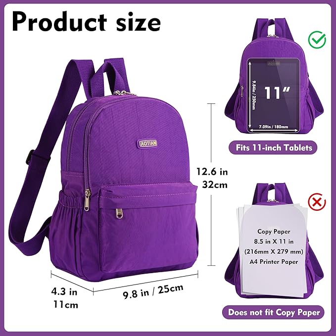 AOTIAN Lightweight Small Hiking Backpack for Women - Durable Water-Resistant Daypack for Travel, Camping & Outdoor Adventures