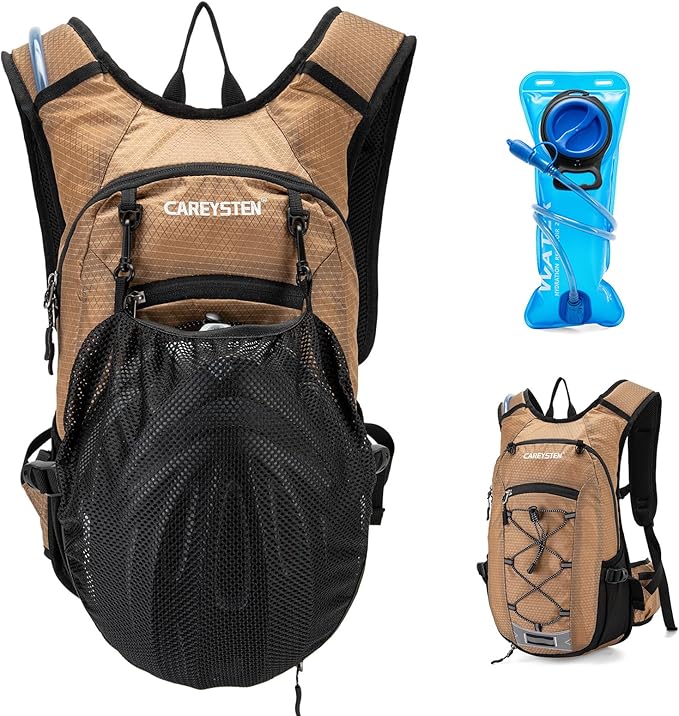 Hydration Backpack Cycling Backpack Women Running Backpack Water Backpack for Hiking Biking Backpack for Men Equipped with 2L Water Bag
