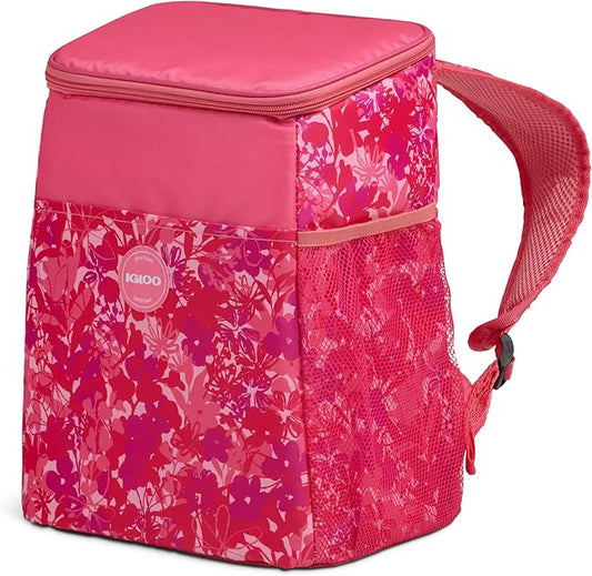 Igloo Print Essentials Insulated Backpack Cooler | 18 Can Capacity