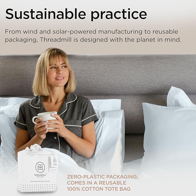 Threadmill Luxury Cotton Blankets for Queen Size Bed |All-Season 100% Cotton Queen Size Blanket | Criss Cross Jacquard Cozy Lightweight, Soft Breathable Coverlet fits Full Size Bed, 90x92 | Light Blue