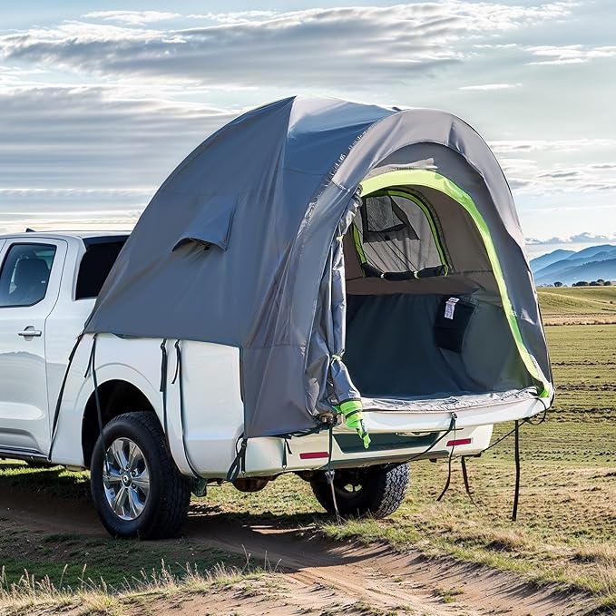 VEVOR SUV and Pickup Truck Camping Tents, Waterproof Double Layer Design with Carry Bag, Accommodates 2-9 Persons for Outdoor Activities