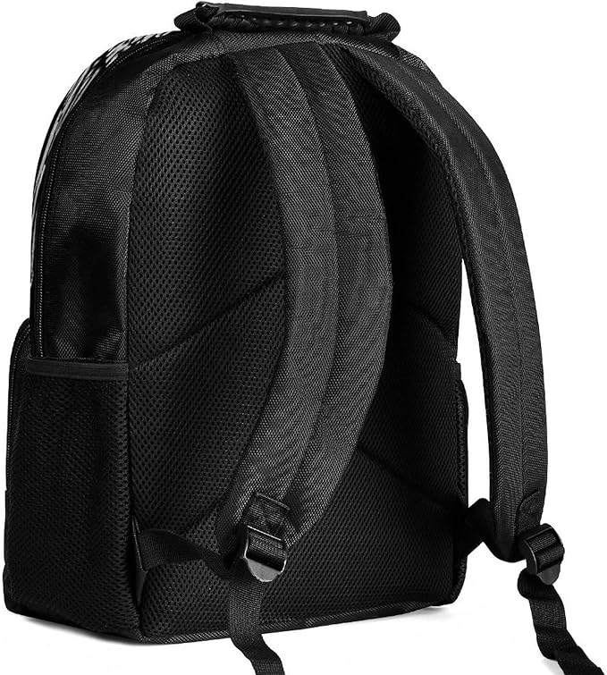 Lightweight Rucksack for Sports Travel Running, Big Capacity Multipurpose Anti-Theft Bookbag, Black And White American Flag Patriotic Usa Bald Eagle Pattern Travel and Sport Backpack Rucksack