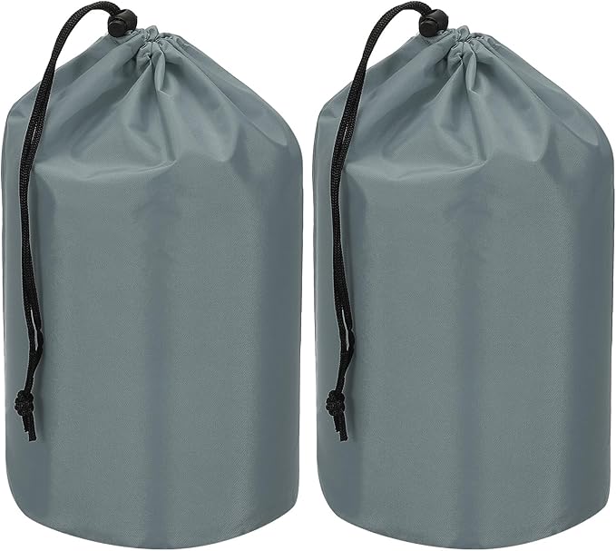 PATIKIL Stuff Sack, Waterproof Outdoor Storage Sack Portable Drawstring Dust Flap Bag Lightweight Sleeping Bag for Camping Hiking Travel