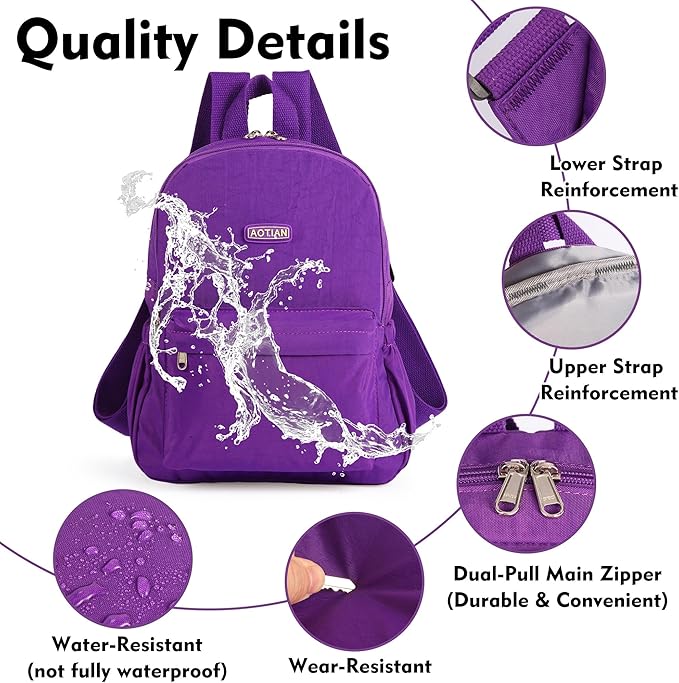 AOTIAN Lightweight Small Hiking Backpack for Women - Durable Water-Resistant Daypack for Travel, Camping & Outdoor Adventures