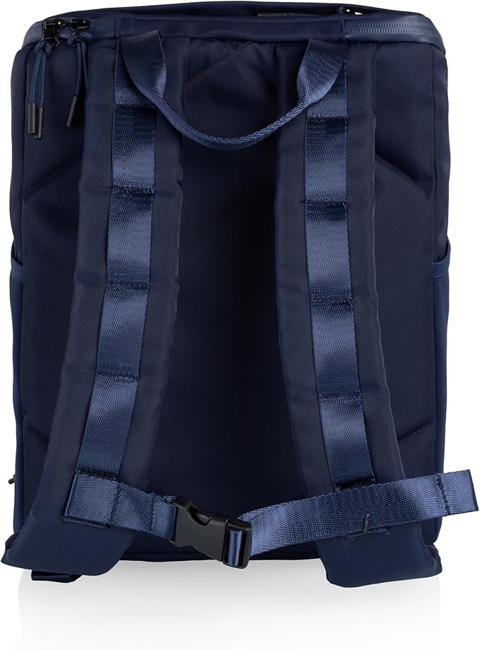 PICNIC TIME PTX 2.0 Tarana Backpack Cooler, Soft Cooler Backpack, Insulated Lunch Bag, Backpack Cooler made with Recycled Material, Upcycled Cooler Bag, (Blue)