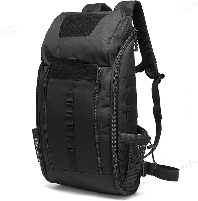 40L Waterproof Tactical Medical Backpack First Aid Bag for Hiking Trekking Hunting Fishing Camping Outdoor Sports (Black)