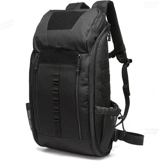 40L Waterproof Tactical Medical Backpack First Aid Bag for Hiking Trekking Hunting Fishing Camping Outdoor Sports (Black)