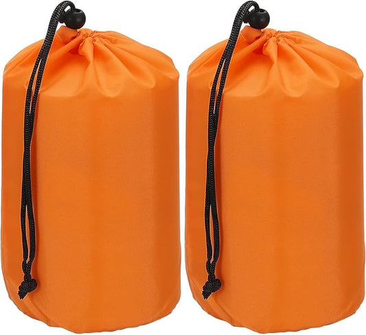 PATIKIL Stuff Sack, Waterproof Outdoor Storage Sack Portable Drawstring Dust Flap Bag Lightweight Sleeping Bag for Camping Hiking Travel