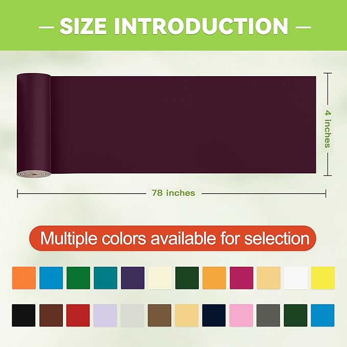 4x78in Nylon Repair Tape，Tent Repair Kit，Self Adhesive Waterproof Fabric Repair Tape for Tent, Umbrella, Sleeping Bag, Down Jackets,Knapsack.（Dark Purple）