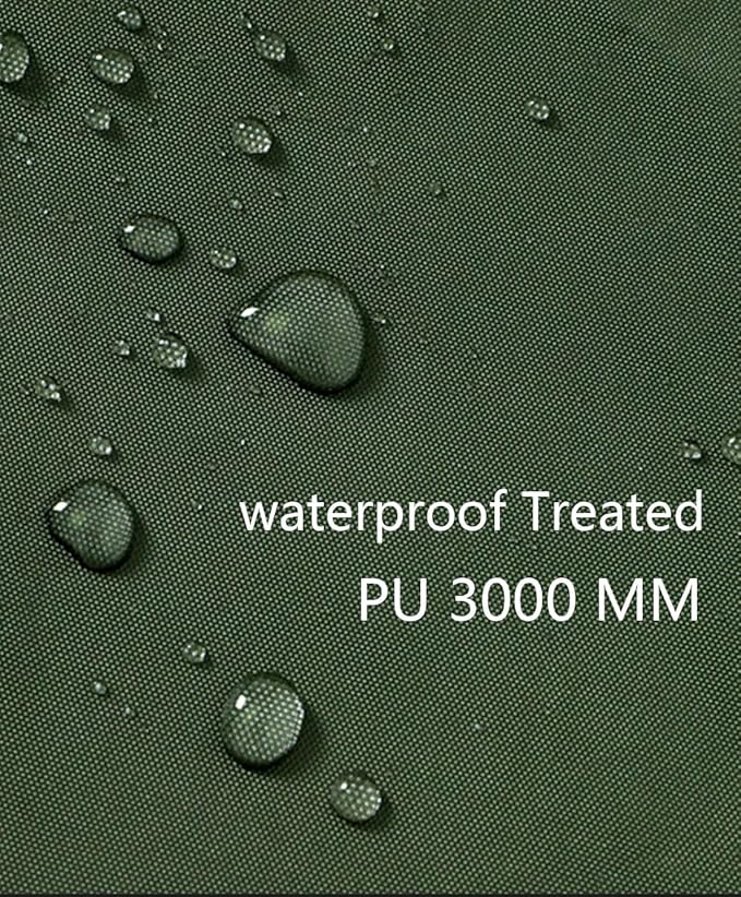Bringsine Bringsine Waterproof Camping Tent Tarp-95"x83",4 in 1 Multifunctional Tent Mat Footprint for Camping,Hiking and Picnic,Ultralight & Foldable+Tent Stakes (Green, 95" x 83")