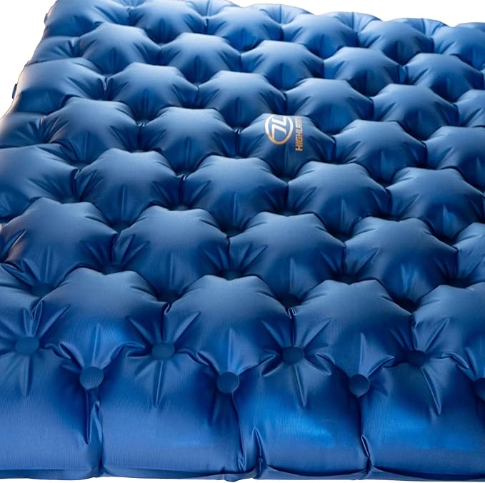 Nap Pak Arctic R11 Inflating Sleeping Mat – All Year 4 Season Winter Camping Mat – R Value 11 Insulated Alpine Sleeping Pad – 10cm Thick, Lightweight 900g, Compact – Cold Weather Backpacking Use.