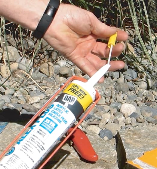 CCY, Reusable Caulk Tube Sealers with Built-in Puncture Pin, 2-Pack