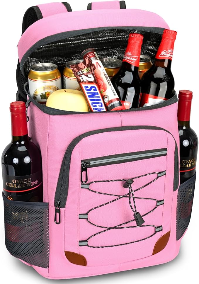 Backpack Cooler Insulated Leak Proof for Men Women 36 Cans Soft Cooler Backpack Insulated Waterproof Large Capacity Coolers Bag Portable for Lunch Camping Travel Picnic Hiking