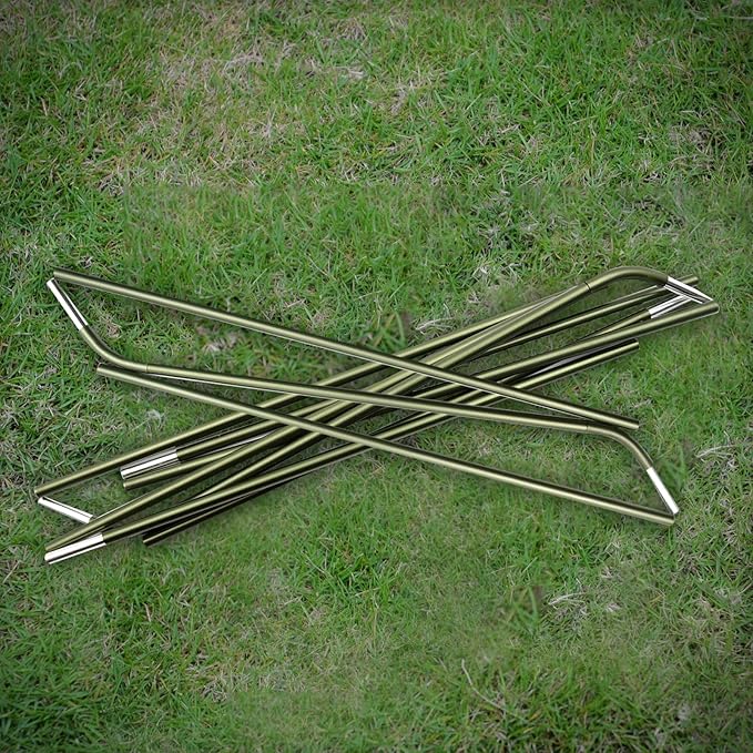GEERTOP Lightweight Aluminum Replacement Tent Poles for Bivy Tent 1 Person - Camping Hiking Backpacking