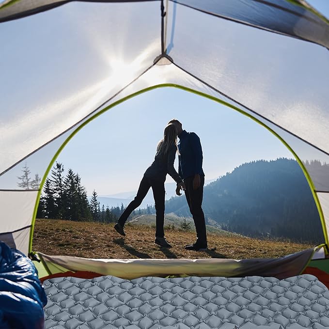 Ultralight Sleeping Pad for Camping - Lightweight Sleeping Mat for Backpacking - Inflatable, & Compact Air Mattress