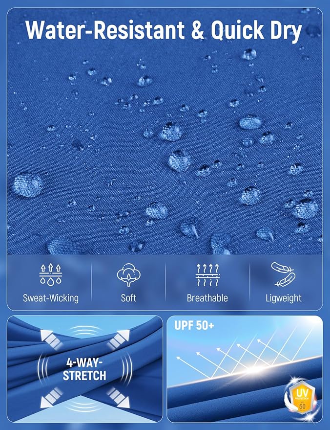 baleaf Women's Hiking Pants Quick Dry Lightweight Water Resistant Elastic Waist Cargo Pants for All Seasons