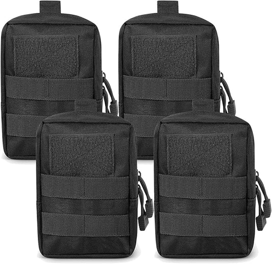 Gogoku 4-Pack Molle Pouch Tactical Molle Pouches Compact Utility EDC Waist Bag Pack