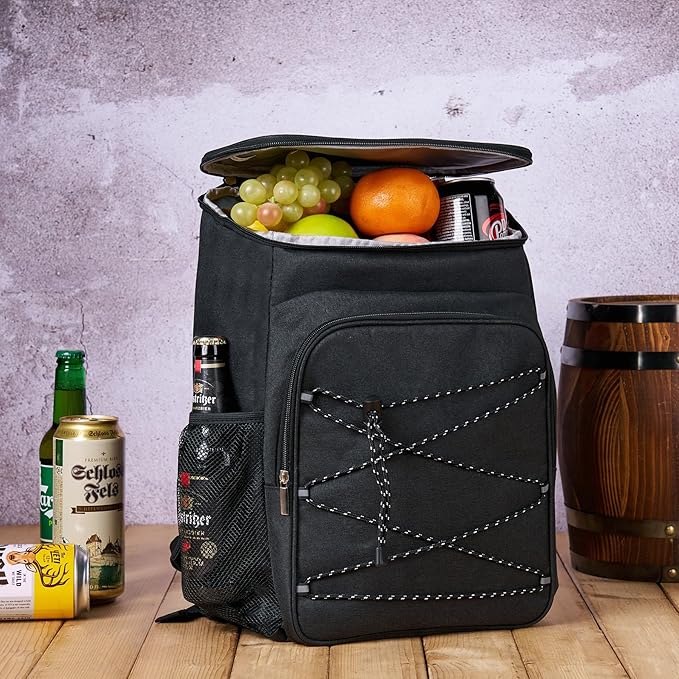 Cooler Backpack Large Insulated Leak Proof Lunch Backpack Portable Lightweight Cooler Bag for Travel Hiking Camping