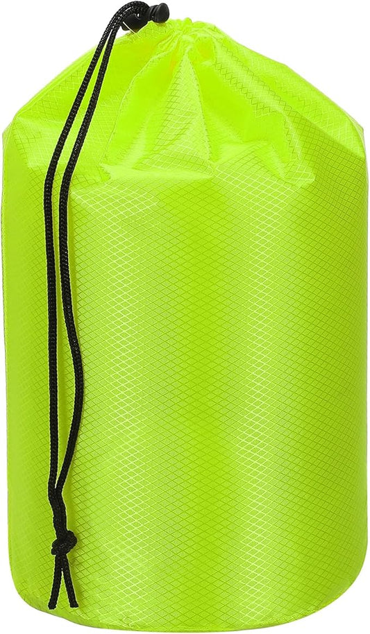 PATIKIL Stuff Sack, Waterproof Outdoor Storage Sack Portable Drawstring Dust Flap Bags Lightweight Sleeping Bag for Camping Hiking Backpacking