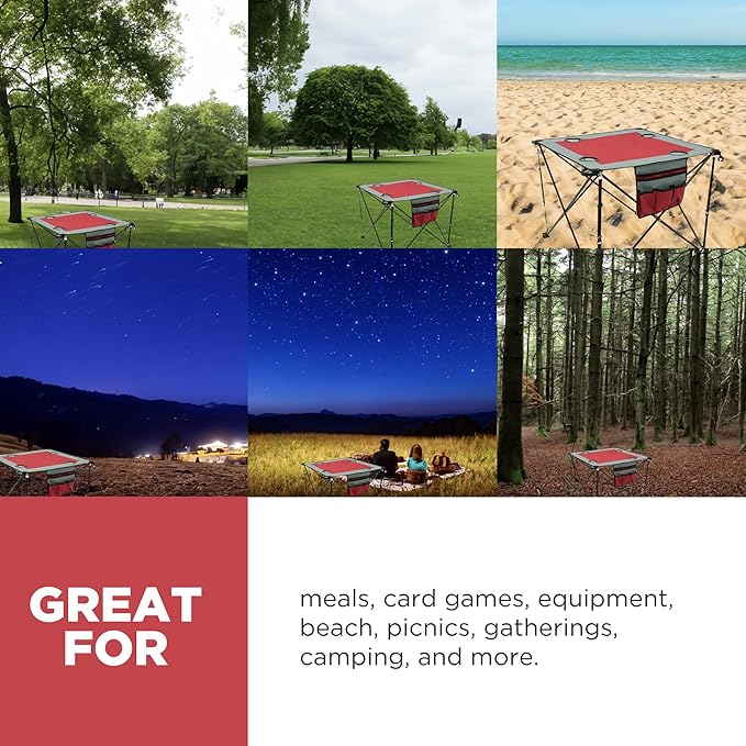 Creative Outdoor Folding Wine Table | Portable | Camping Beach Picnic & Patio